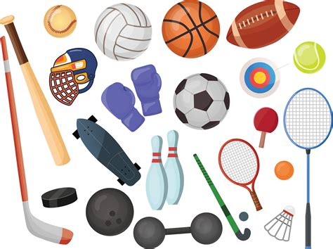 All Star Sports Clipart Border