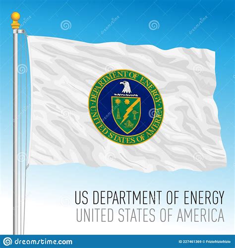 US Department of Energy Flag, USA Stock Vector - Illustration of ...