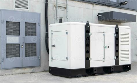 Mobile, standby industrial diesel generator for emergency power supply ...