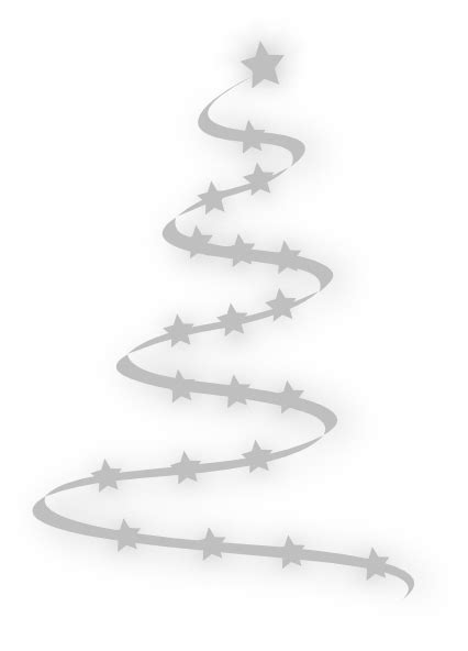 Silverchristmas Tree Clip Art at Clker.com - vector clip art online ...