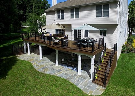 Custom Trex Deck - Downingtown PA - 2006 Sq Ft - Keystone Custom Decks