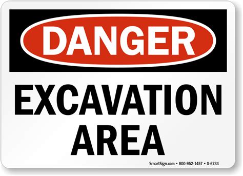 Excavation Signs - MySafetySign.com