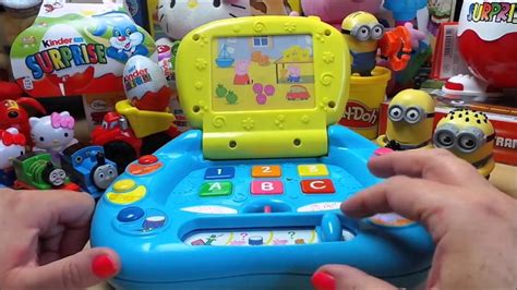 Peppa Pig Electronic Kindergarten Learning Laptop Toy - YouTube