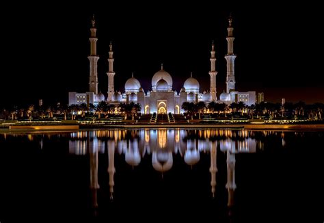 islamic, mosque, abu, architecture, widescreen, 2K, emirates, sheikh ...