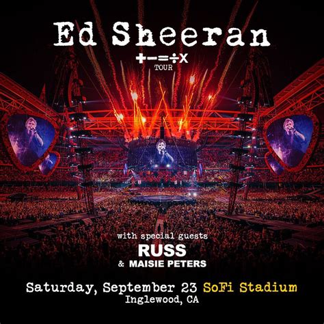 Ed Sheeran - Inglewood, SoFi Stadium, September 24 2023 | Online Event ...