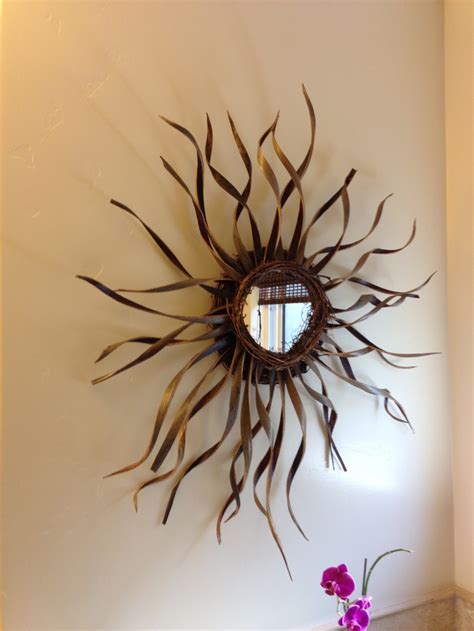 Sunburst Mirror wall decor | Sunburst wall decor, Outdoor wall decor ...