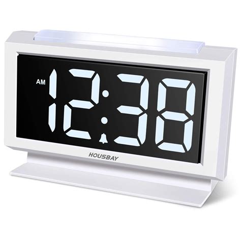 Housbay Digital Alarm Clocks for Bedrooms - Handy Night Light, Large ...