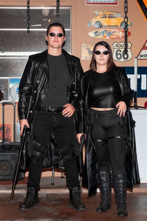 Stunning Matrix Couples Halloween Costume