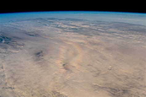 Image: A rare optical phenomenon spotted from orbit