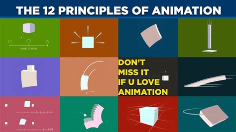 The 12 basic principles of animation. Animation Principles. - YouTube