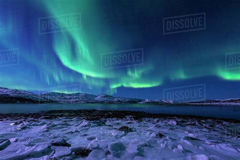 Aurora Borealis in Tromso, Norway - Stock Photo - Dissolve