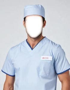 Male Nurse Outfit Costume. Face Swap. Insert Your Face ID:1247279