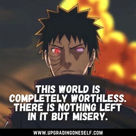 Top 41 Hard-Hitting Obito Uchiha Quotes Of Naruto Series