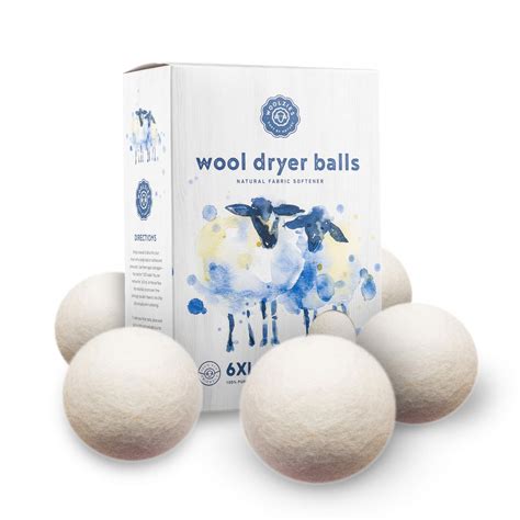 Woolzies Wool Dryer Balls Organic: Our Big Wool Spheres are the Best ...