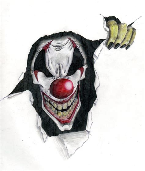 evil clown drawings - Google Search | Evil clowns, Scary clowns, Freaky ...