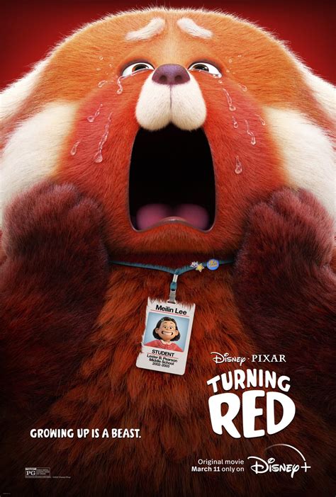 New Posters Released for Disney/Pixar's 'Turning Red' - Disney Plus ...