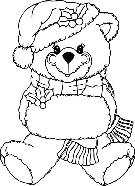 Free Printable Teddy Bear Coloring Pages For Kids