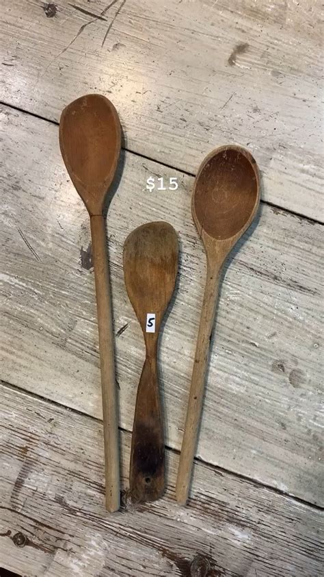 Antique Wooden Spoons | Antiques, Farmhouse decor, Antiques for sale