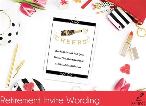 Retirement Party Invitation Wording