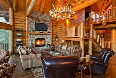 22 Luxurious Log Cabin Interiors You HAVE To See - Log Cabin Hub