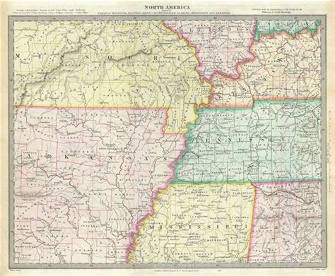 Missouri And Tennessee Map - Coriss Cherilynn