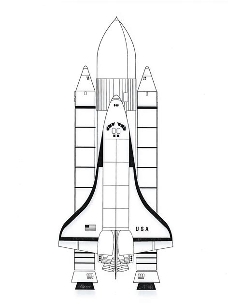 NASA Space Rocket Drawings - Pics about space (With images) | Rocket ...