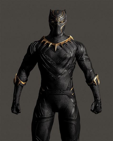 This Modified Action Figure Makes The Black Panther Suit Look Even ...