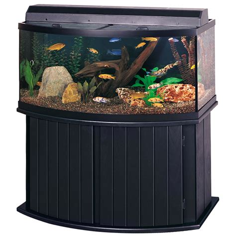 72 Gallon Bow Front Aquarium Kit BLACK [A1147] - $749.99 | Bow front ...