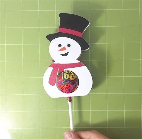 SVG Snowman Lollipop Holder Winter Svg Favor for Kids - Etsy | Cricut ...