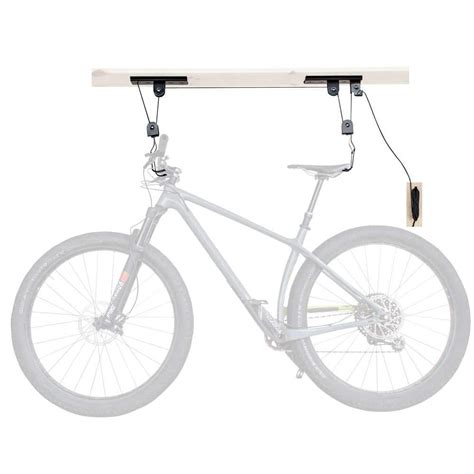 Sportsman Black 1-Bike Ceiling Mount Garage Bike Rack 805352 - The Home ...