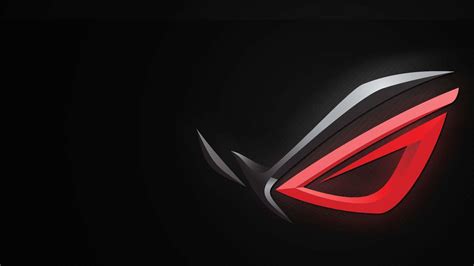 Download Red And Black Asus ROG Gaming Laptop Logo Wallpaper ...