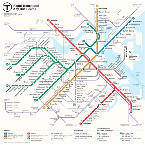 Mbta Boston Subway Map - Allina Madeline