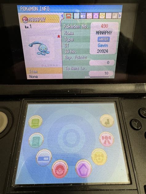 [4] Shiny Manaphy Obtained! : r/ShinyPokemon