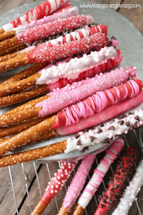 Make Valentine Day Special with Pretzel Rods - Easy Peasy Pleasy