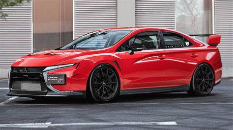 Unofficial Mitsubishi Lancer Evo Rendering Imagines A Sleek Successor