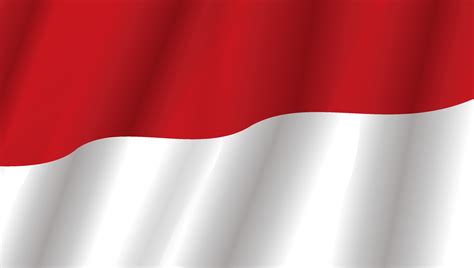 Indonesian red and white flag template vector design 9102133 Vector Art ...