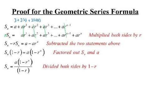 Geometric Sequence Equation Derivation - Tessshebaylo