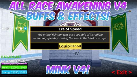 All Race Awakening V4 Buffs & Effects! (OP!) | Blox Fruits Update 17 ...