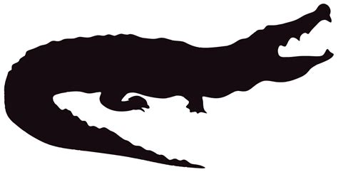 Alligator Crocodile Silhouette Clip art - alligator png download - 1000 ...