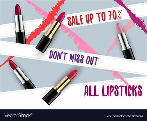 Lipstick package design Royalty Free Vector Image