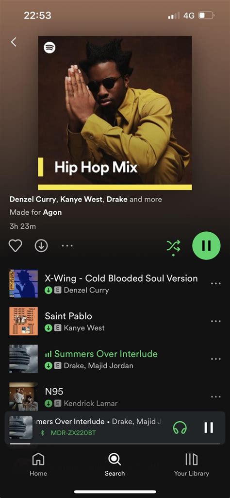 Spotify really decided to include this in the hip hop mix💀 : r/Drizzy