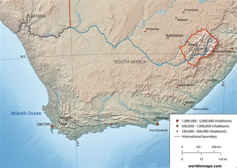 Orange river - World in maps