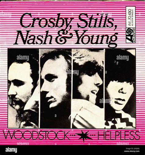 Vintage single record cover - Crosby, Stills, Nash + Young - Woodstock ...