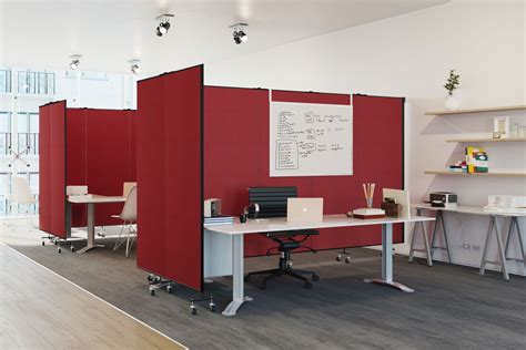 Portable Room Dividers in Multiple Styles Make Flexible Offices