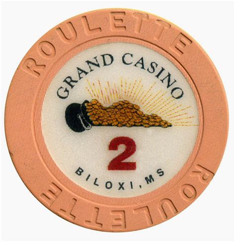 Grand Casino, Biloxi, MS Table 2 Roulette Chip - Chipper Club