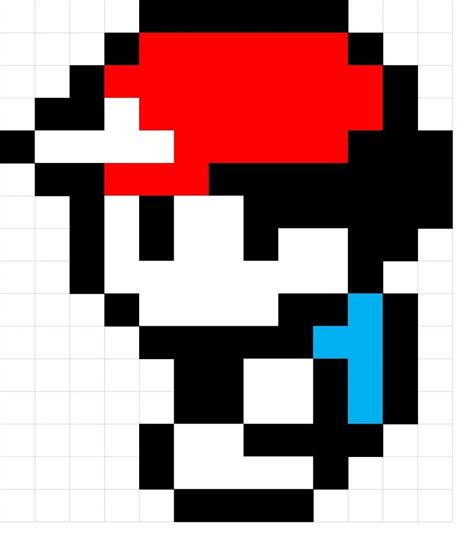 Pokemon Trainer Pixel Art Grid - Pixel Art Grid Gallery