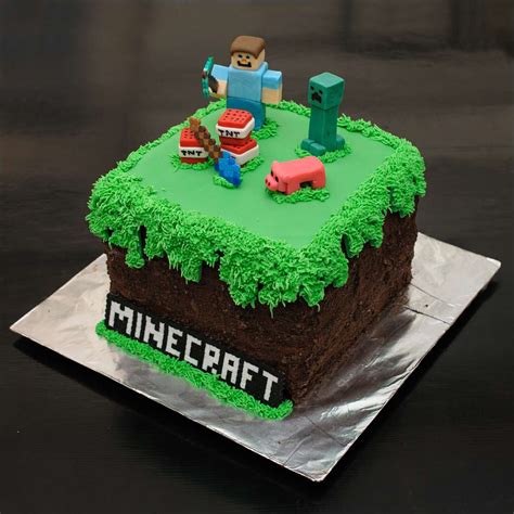 Minecraft Cake | Gray Barn Baking