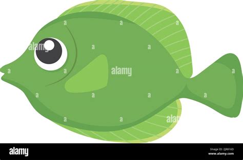 cartoon green fish Stock Vector Image & Art - Alamy