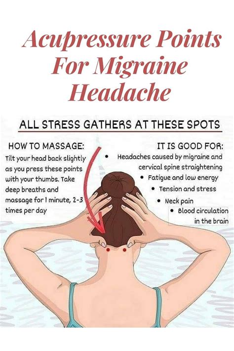 Acupressure Points For Migraine Headache | Acupressure, Acupressure ...