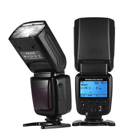 Wireless Camera Flash Light Speed lite GN33 LCD Display Flash Studio